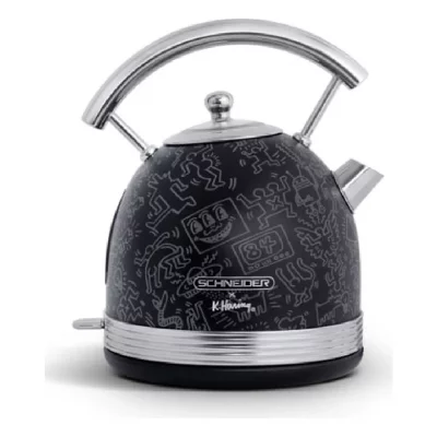 SCHNEIDER  SCKE17KFAB, Bouilloire &eacute;lectrique 1.7L, 2200W, Socle pivotant, Arr&ecirc;t automatique