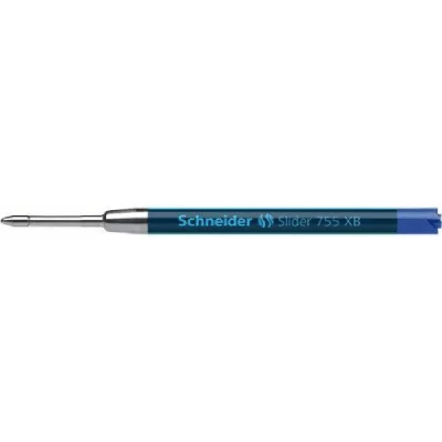 Schneider Slider 755 / 175503 Mine pour stylo-bille XB Bleu Lot de 10
