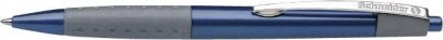 SCHNEIDER  Stylo Bille R&eacute;tractable Loox Avec Grip Caoutchouc Et Clip En M&eacute;tal. Encre Bleue
