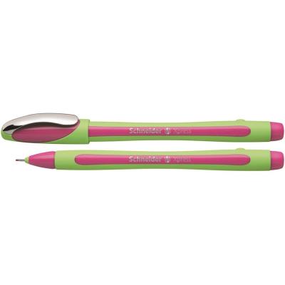 SCHNEIDER  stylos feutres &agrave; pointe fine fineliner xpress 0,8 mm (rose)