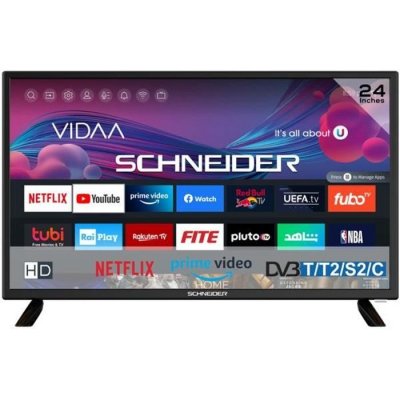 SCHNEIDER  T&eacute;l&eacute;viseur Led 60 cm &eacute;cran plat - GMSCLED24HV100