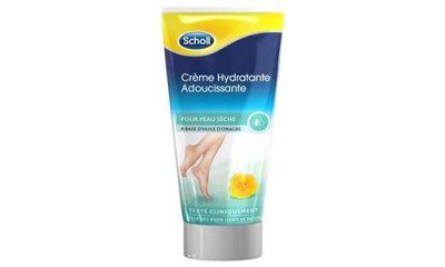 SCHOLL  Cr&egrave;me Hydratante Adoucissante Pieds Secs - Lot de 2 cr&egrave;mes 75ml