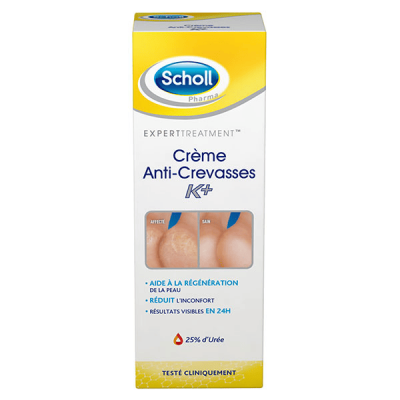 SCHOLL  Cr&egrave;me Reconstituante Active Repair K+ 60ml