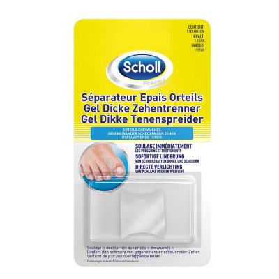 SCHOLL  S&eacute;parateur epais d'orteils gelactiv, 1 unit&eacute;