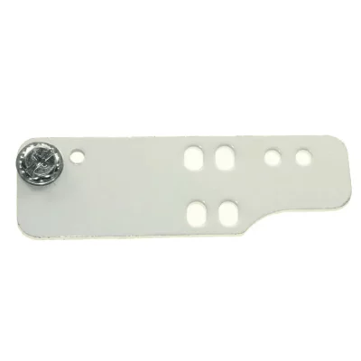 SCHOLTES  - charniere blanche sup.inf. (pivot M8) pour refrigerateur