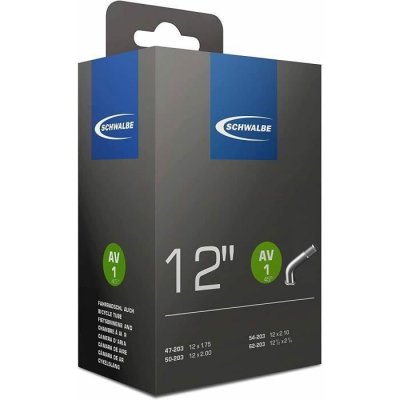 SCHWALBE  Av1 Tubo Bicicletta Unisex Adulto, Nero, Taglia Unica