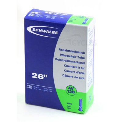 SCHWALBE  Av12b Schrader 40 Mm Inner Tube Bleu 26&acute;&acute; / 0.875-1.00