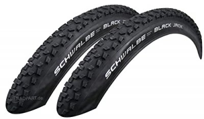 SCHWALBE  Black Jack K-guard Liteskin Active Sbc 12&acute;&acute; Tyre Noir 12&acute;&acute; / 1.90