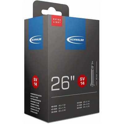 SCHWALBE  Extra Light Presta Inner Tube 26&acute;&acute; Noir 26&acute;&acute; / 1.50-2.35