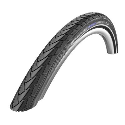 SCHWALBE  Marathon Plus cordoni Unisex-Adult, Nero/Reflex, 26 x 1.3/8