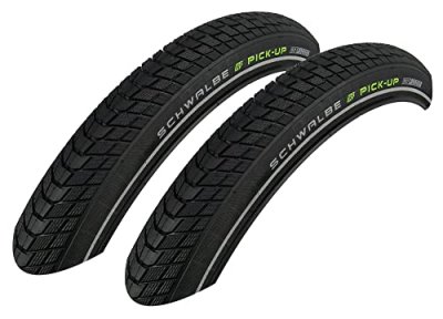 SCHWALBE  Pick-up Perf, Super Defense, Twinskin Pneumatici Unisex Adulto, Nero, 60-406