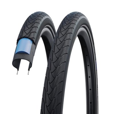 SCHWALBE  Pneu de trekking Marathon Plus Reflex Noir Noir 700 x 25C