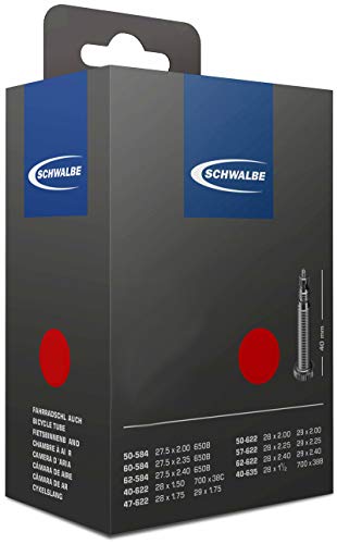 SCHWALBE  Sv5a Chambre &Agrave; Air Noir 18 X 1,75-2,35 Valve Presta