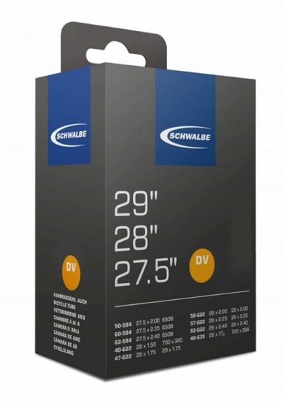 SCHWALBE  Tube int&eacute;rieur 27,5/29 x 1,50/2,40 (40/62-584/635) DV 40 mm