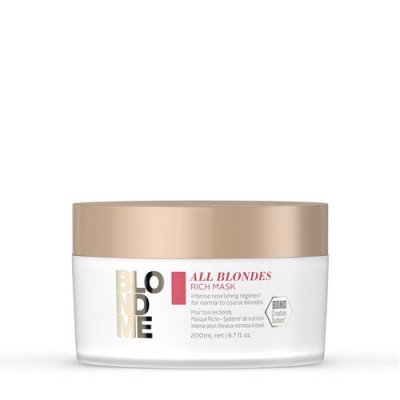 SCHWARZKOPF  Blondme Keratin Restore All Blondes Rich Masque 200ml