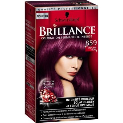 BRILLANCE SCHWARZKOPF Coloration Permanente  - Violine Soie 859