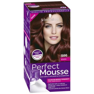 SCHWARZKOPF  Coloration Permanente Perfect Mousse - Acajou 586