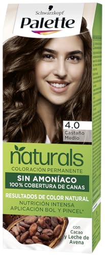 PALETTE Schwarzkopf  Naturals Color Creme Coloration Permanente 4.0