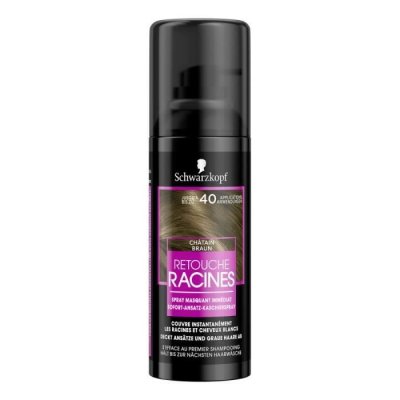 SCHWARZKOPF  Spray Retouche Racines Imm&eacute;diat - Ch&acirc;tain - 120 ml