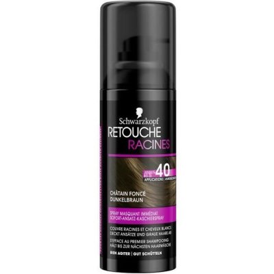 SCHWARZKOPF  Spray Retouche Racines Imm&eacute;diat - Ch&acirc;tain Fonc&eacute; - 120 ml