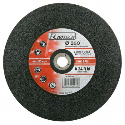 RIBITECH Scid - Disque Abrasif &agrave; Tron&ccedil;onner Acier 350Mm