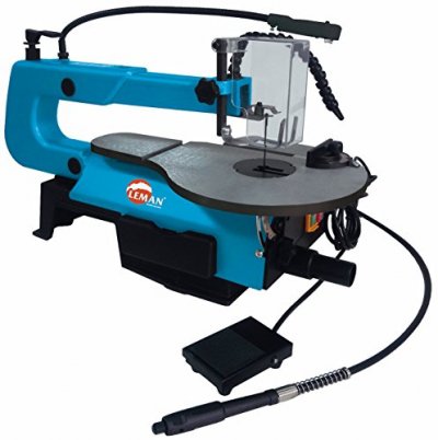 LEMAN Scie &agrave; chantourner avec p&eacute;dale et flexible 400 mm - sac 407 - 