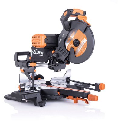 EVOLUTION Scie &agrave; onglet radiale xmat R255SMS-DB+, 255 mm, 2000 w - 