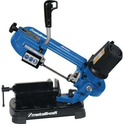 METALLKRAFT Scie &agrave; ruban portable - Vario - &oslash; 105 mm  MBS105