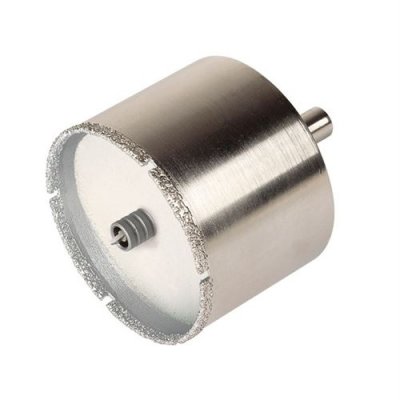 WOLFCRAFT Scie &agrave; tr&eacute;pan diamant Ceramic diam. 74mm diam&egrave;tre queue 10mm