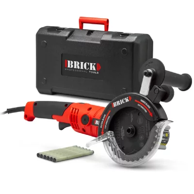 BRICK Scie circulaire 1200W double lame multimat&eacute;riaux