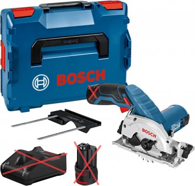 BOSCH Scie Circulaire  GKS 12V-26 (2 x 3,0 Ah GAL12V-40 L-Boxx 136)