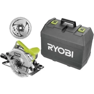 RYOBI Scie circulaire  1600W 66mm - 2 lames 48 dents RCS1600-K2B