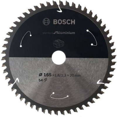 BOSCH Scie circulaire type de lame pour l'aluminium, 165x1.8 / 1.3x30, 54 dents - 