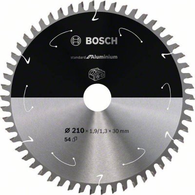 AMICA Scie circulaire type de lame pour l'aluminium, 210x1.9 / 1.3x30, 54 dents - Bosch