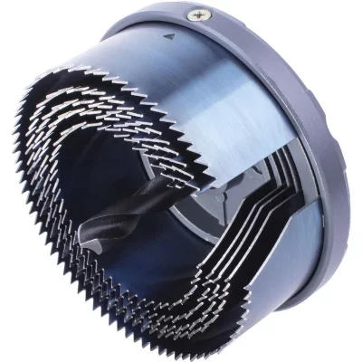 WOLFCRAFT Scie cloche avec foret central de 8mm et 5 lames 2162000 