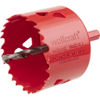 WOLFCRAFT Scie cloche bois/plastique/m&eacute;tal/pl&acirc;tre  diam.65mm