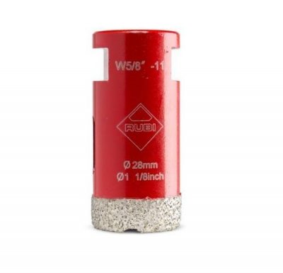 RUBI Scie cloche diamant, tr&eacute;pan diamant  DRYGRES - 28 mm