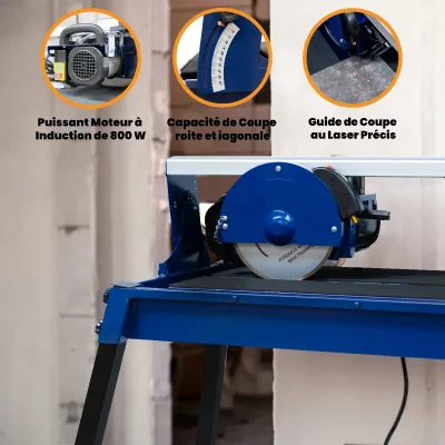 MONSTERSHOP Scie de Carrelage sur Table - 720mm / 800W