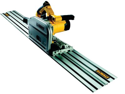 DEWALT Scie plongeante 1300W + rail 1,5m -  - DWS520KT