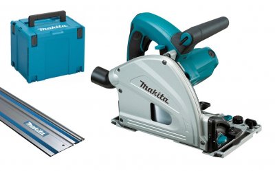 MAKITA Scie plongeante 165 mm 1300W + rail 1400 mm -  - PROMOPACK8