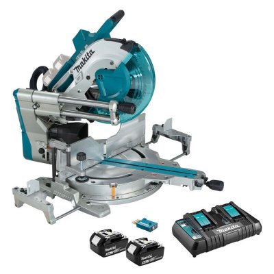 MAKITA Scie radiale 36 V 2 x 18 V Li-Ion 5 Ah diam. 305 mm  DLS211PT2U