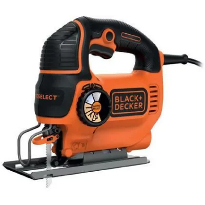 BLACK+DECKER Scie sauteuse 550 w autoselect coffret ks801sek