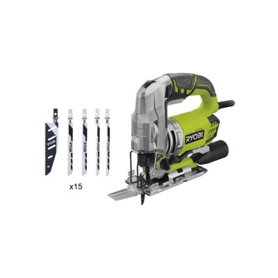 RYOBI Scie sauteuse pendulaire - 680 W - 15 lames - 105 mm - RJS1050-KA15