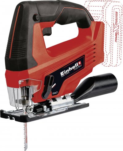 EINHELL Scie Sauteuse Pendulaire Sans Fil Tc-js 18 Li - Solo - Sans Batterie