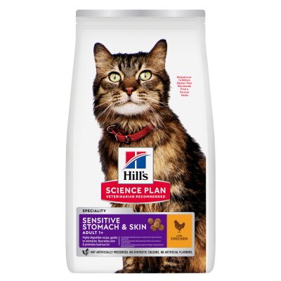 HILL S SCIENCE PLAN Science Plan Adult Sensitive Stomach & Skin au Poulet 1.5 Kg Hill's