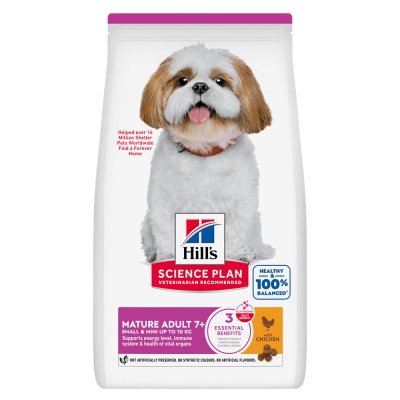HILL S SCIENCE PLAN Science Plan Small & Mini Mature Adult 7+ au Poulet 3 Kg Hill's