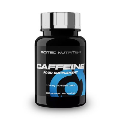 SCITEC NUTRITION  Caf&eacute;ine 100 g&eacute;lules - Concentration et focalisation