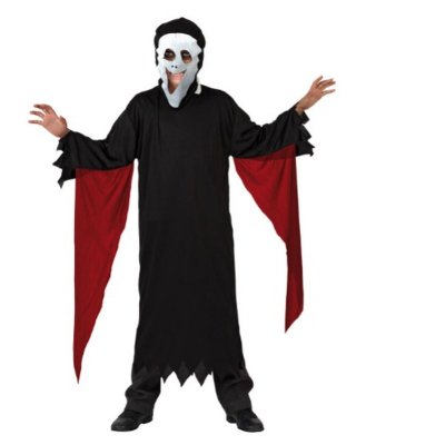 ATOSA Scoopachat - Halloween d&eacute;guisement fant&ocirc;me costume Scream enfant 10-12 ans 