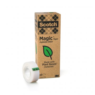 SCOTCH  Ruban adh&eacute;sif invisible Magic 900 100% recycl&eacute; (Pack de 9)