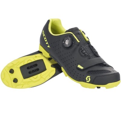 SCOTT  MTB Comp Boa - Chaussures VTT homme Matt Black Sulphur Yellow 42